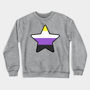 Non-binary Pride Star Crewneck Sweatshirt